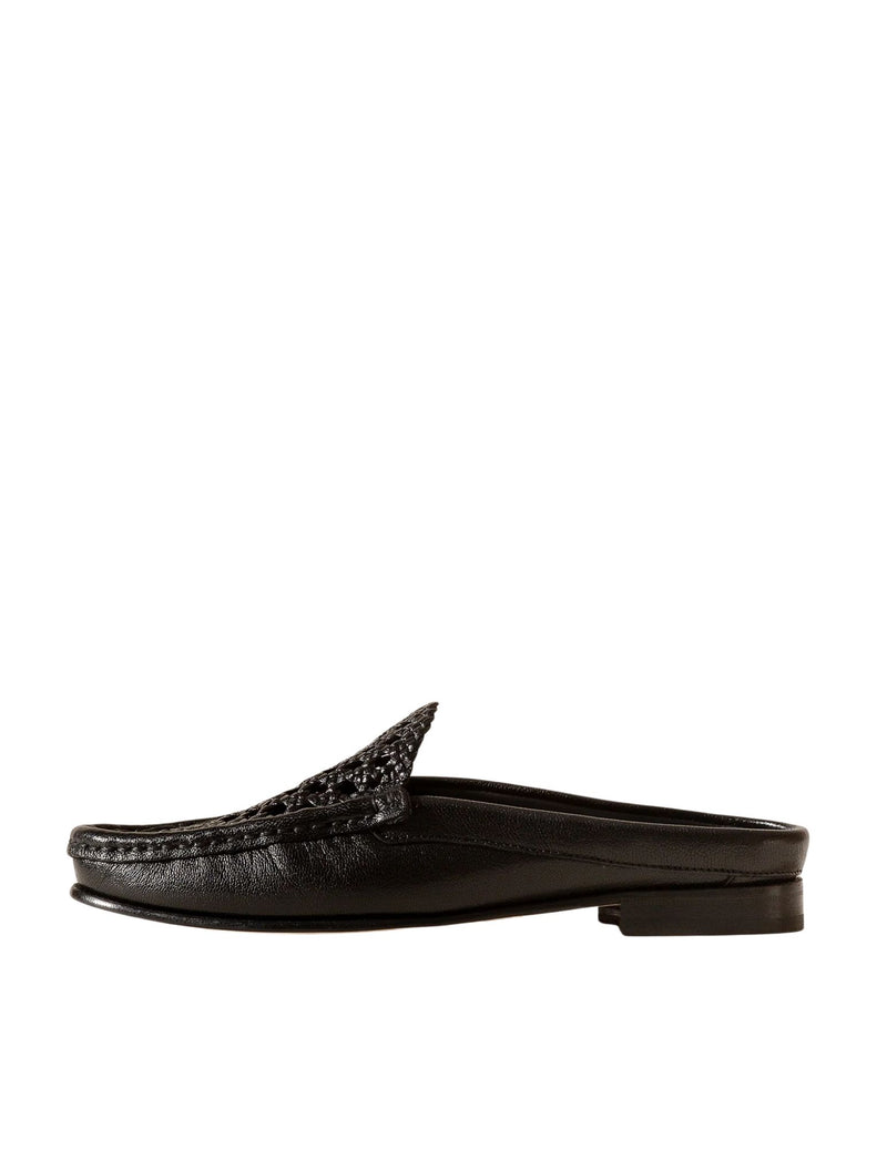 Murilla Mule Loafer in Black, from Hereu