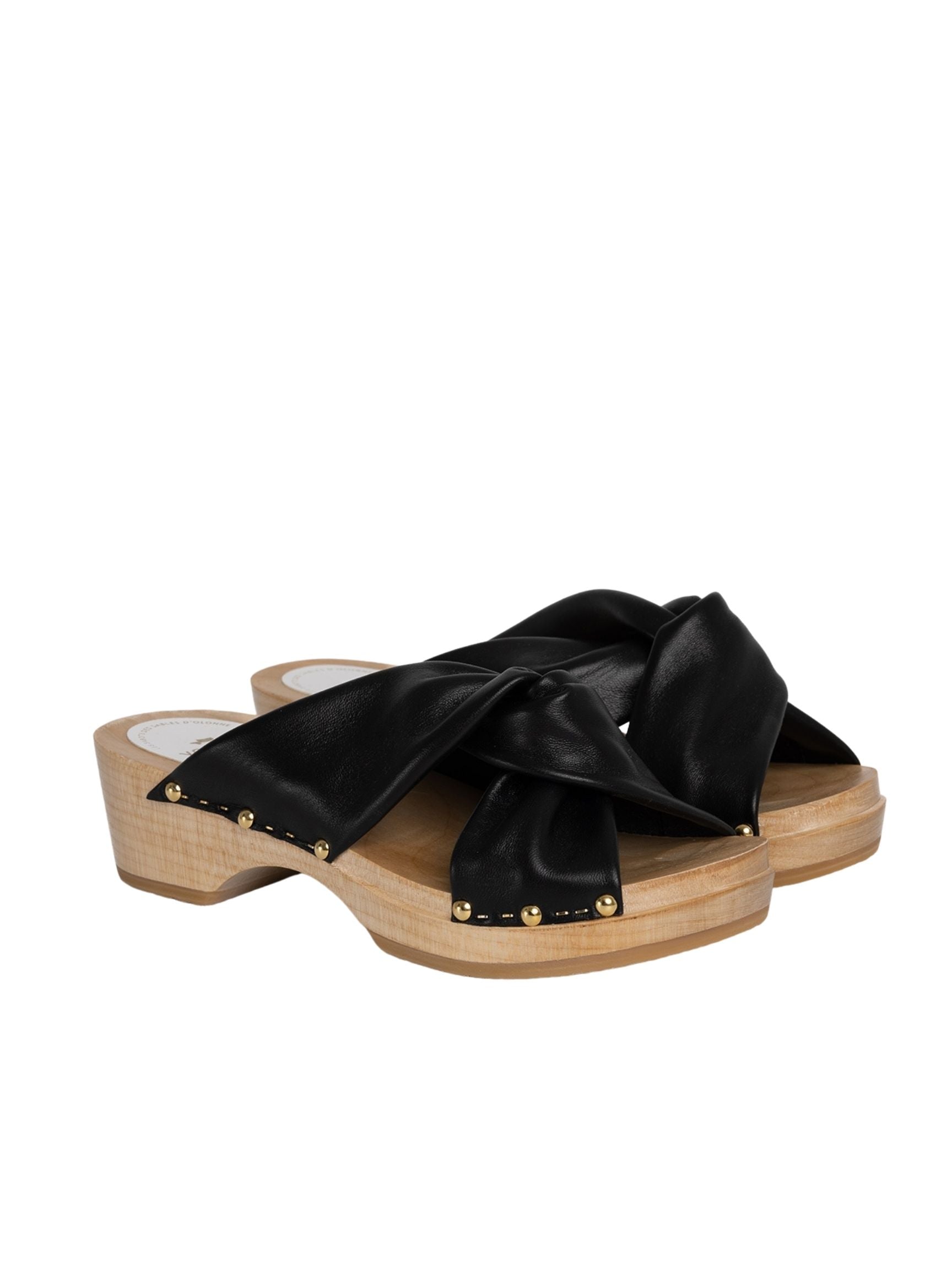 Yuri Clogs in Noir, from Sabot YouYou