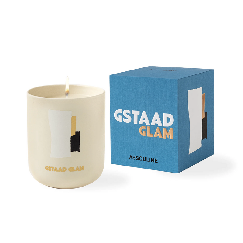Gstaad Glam Travel Candle, from Assouline