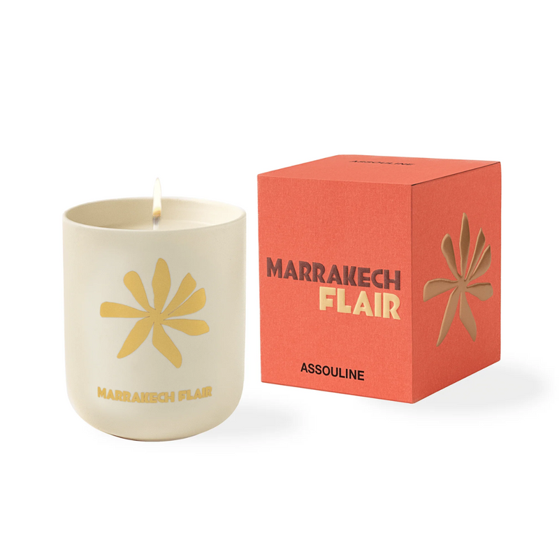 Marrakech Flair Travel Candle, from Assouline
