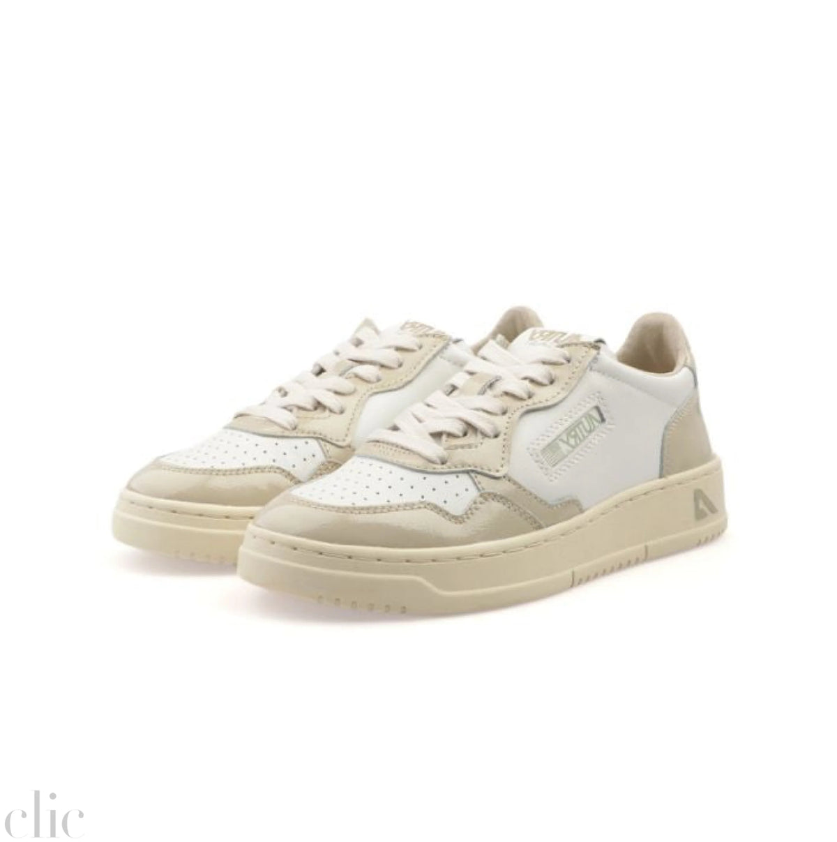 Medalist Low Sneaker in White and Foam, from Autry