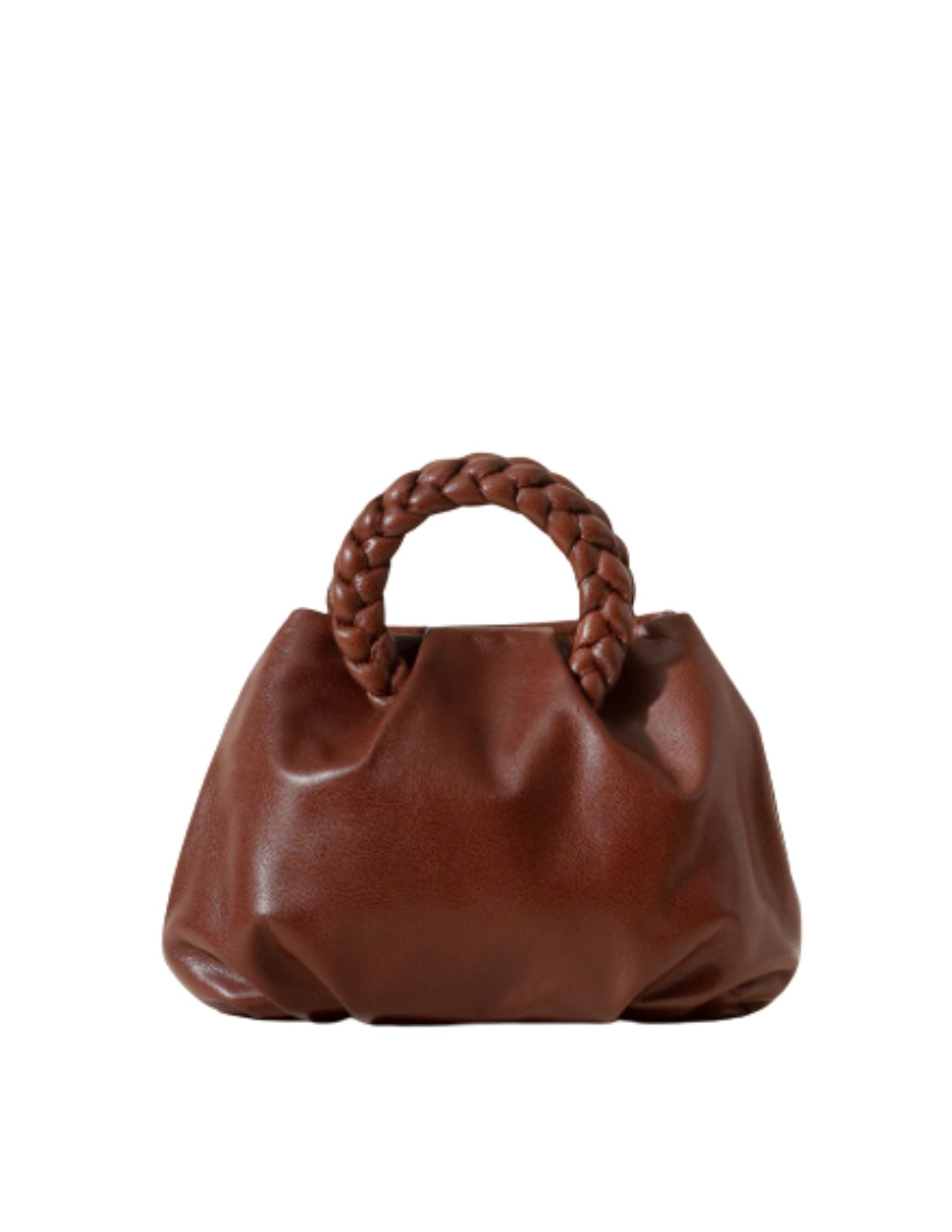 Bom Bon M Supple Shiny in Chestnut, from Hereu