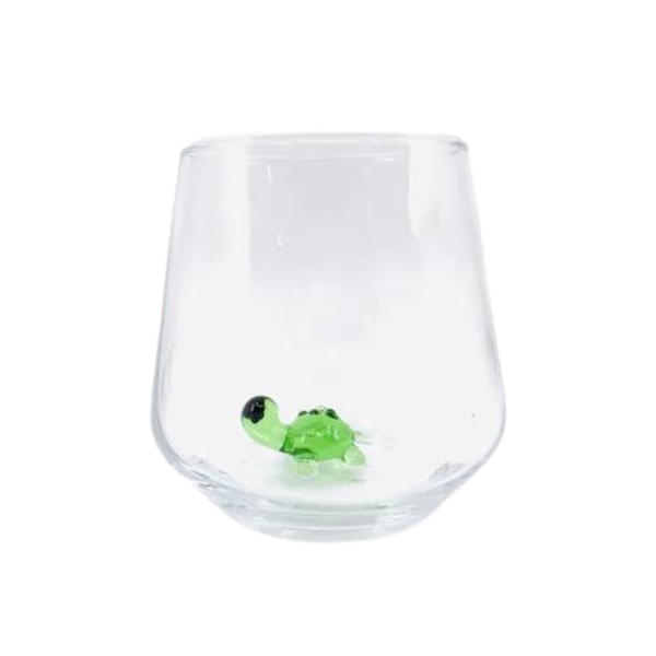 Turtle Drinking Glass