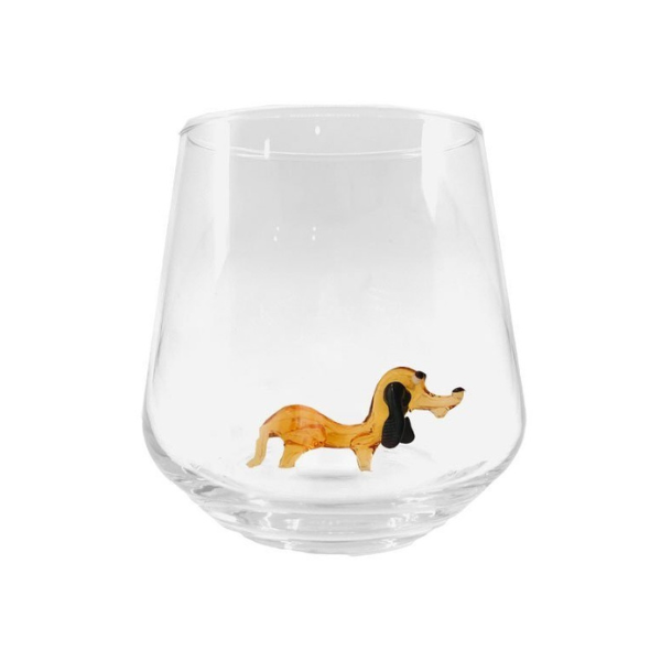 Dachshund Drinking Glass, from Minizoo