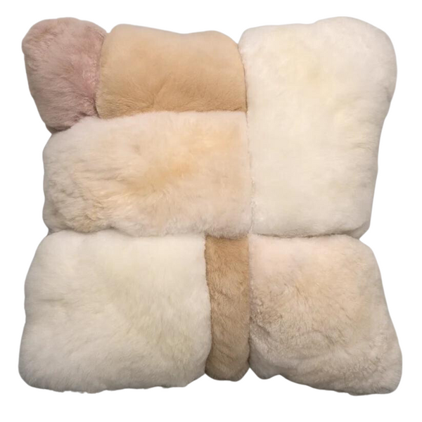 Alpaca Color Block Pillow 2