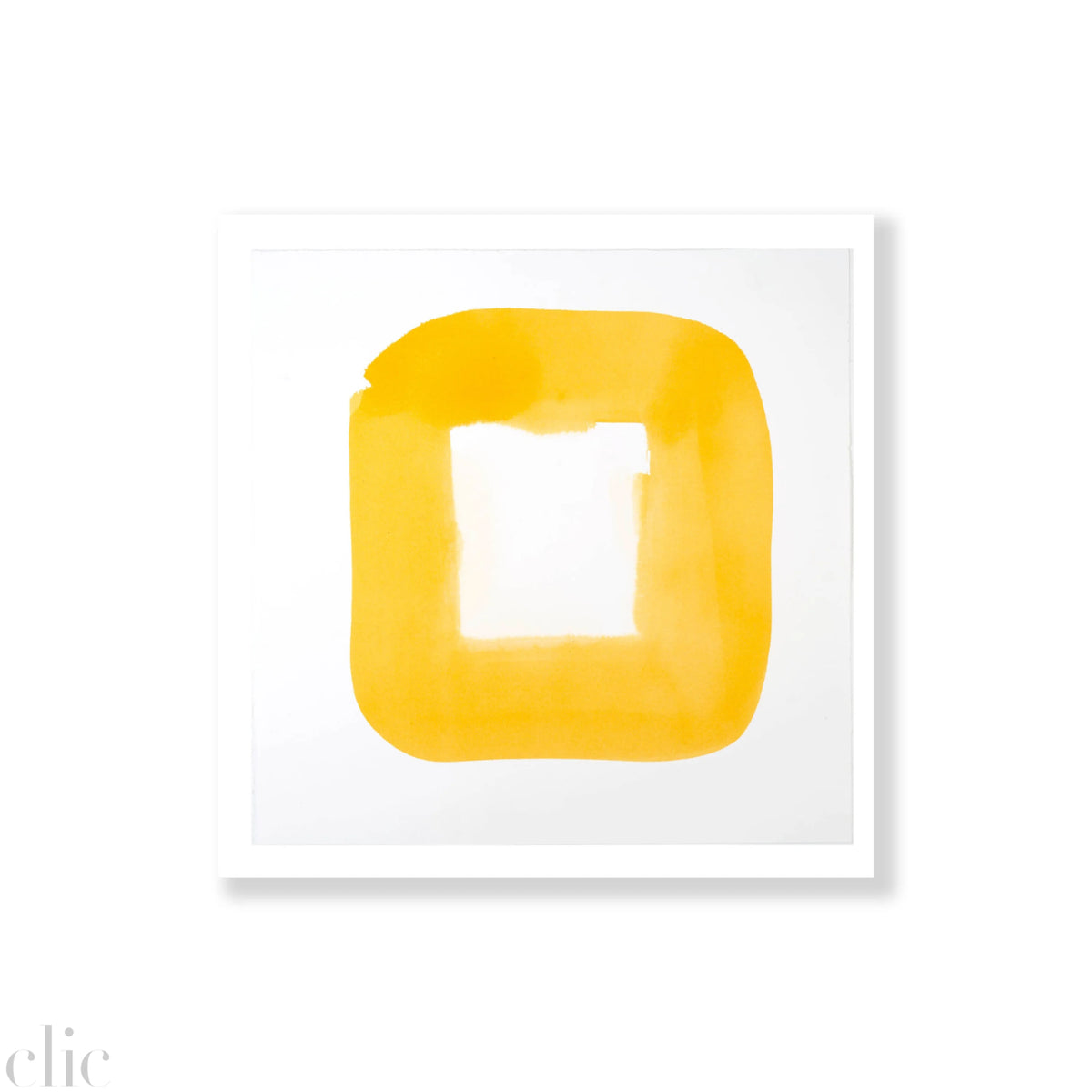 Aperture in Sunshine Yellow XVIII, 21x21 by Veronique Gambier
