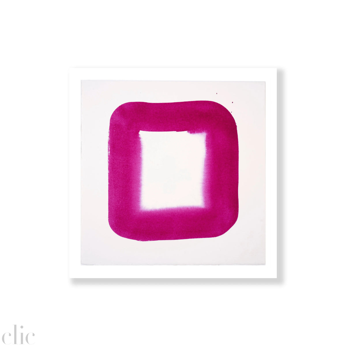 Aperture in Fuchsia VIII, 14x14 by Veronique Gambier