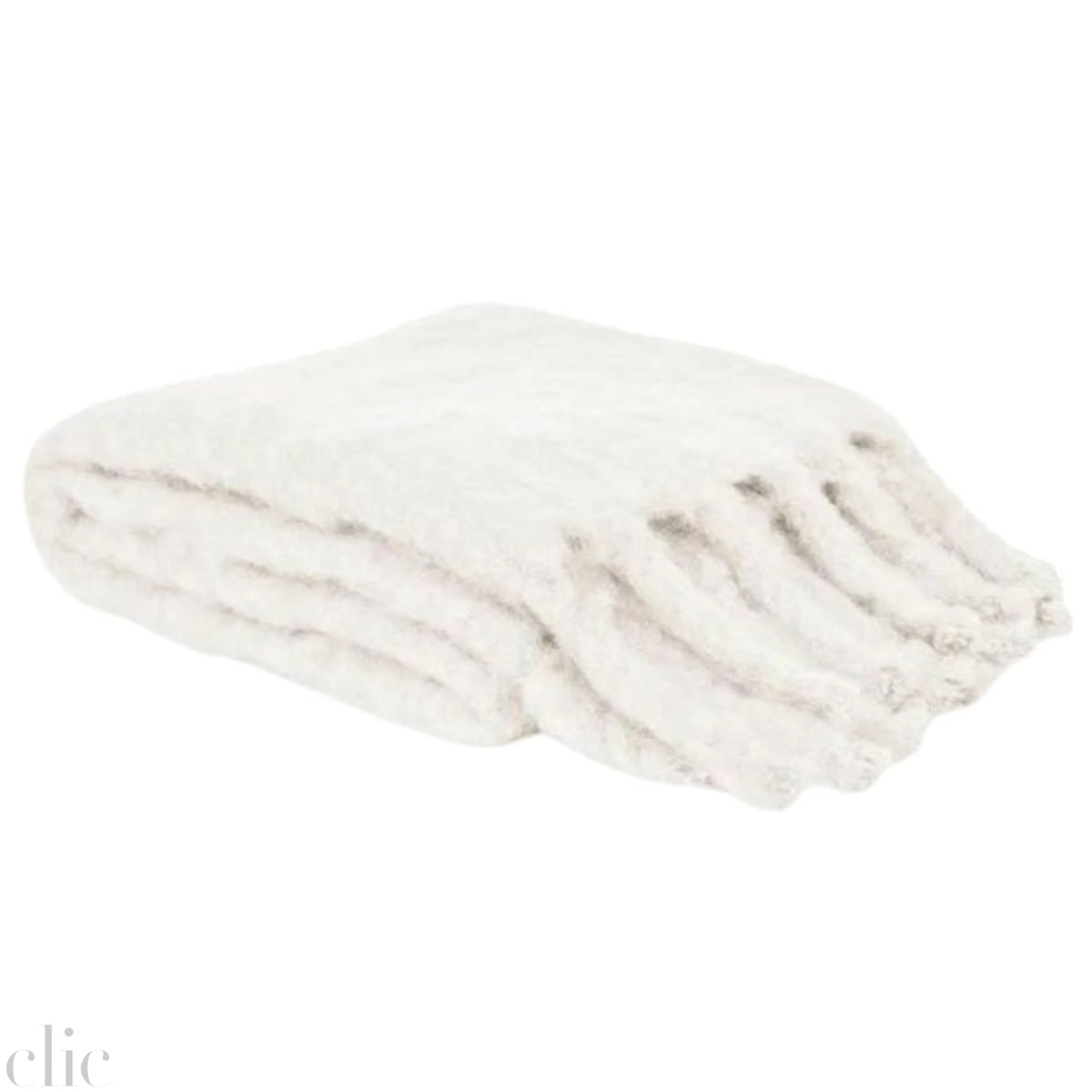 Mohair Blanket in Snow