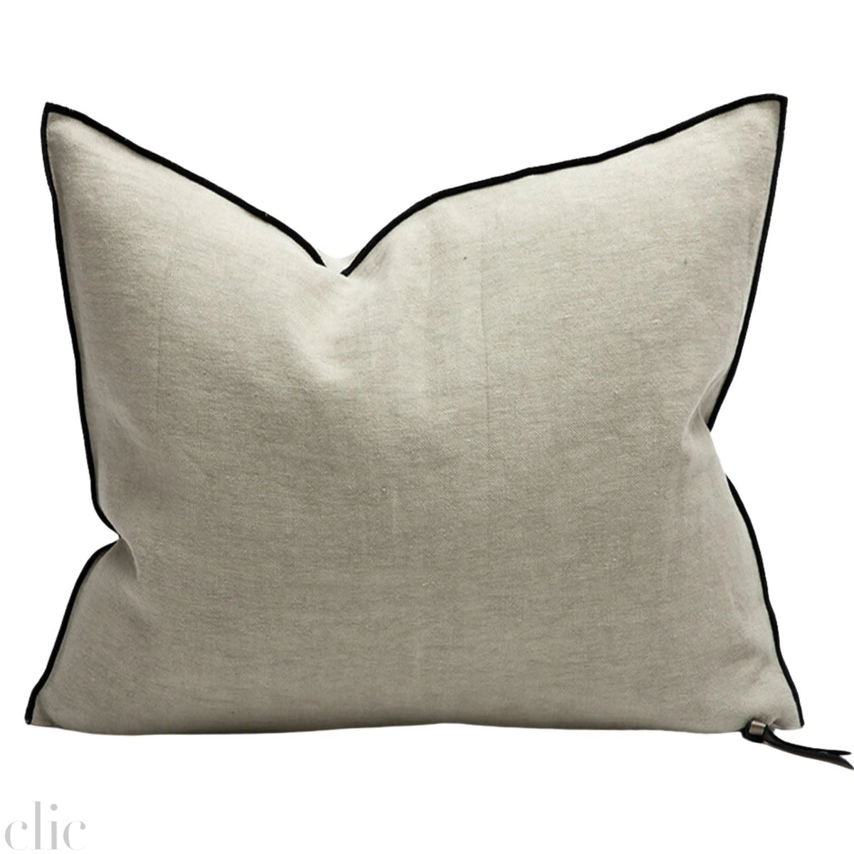 Stone Washed Ciment Pillow 26x26, from Maison De Vacances