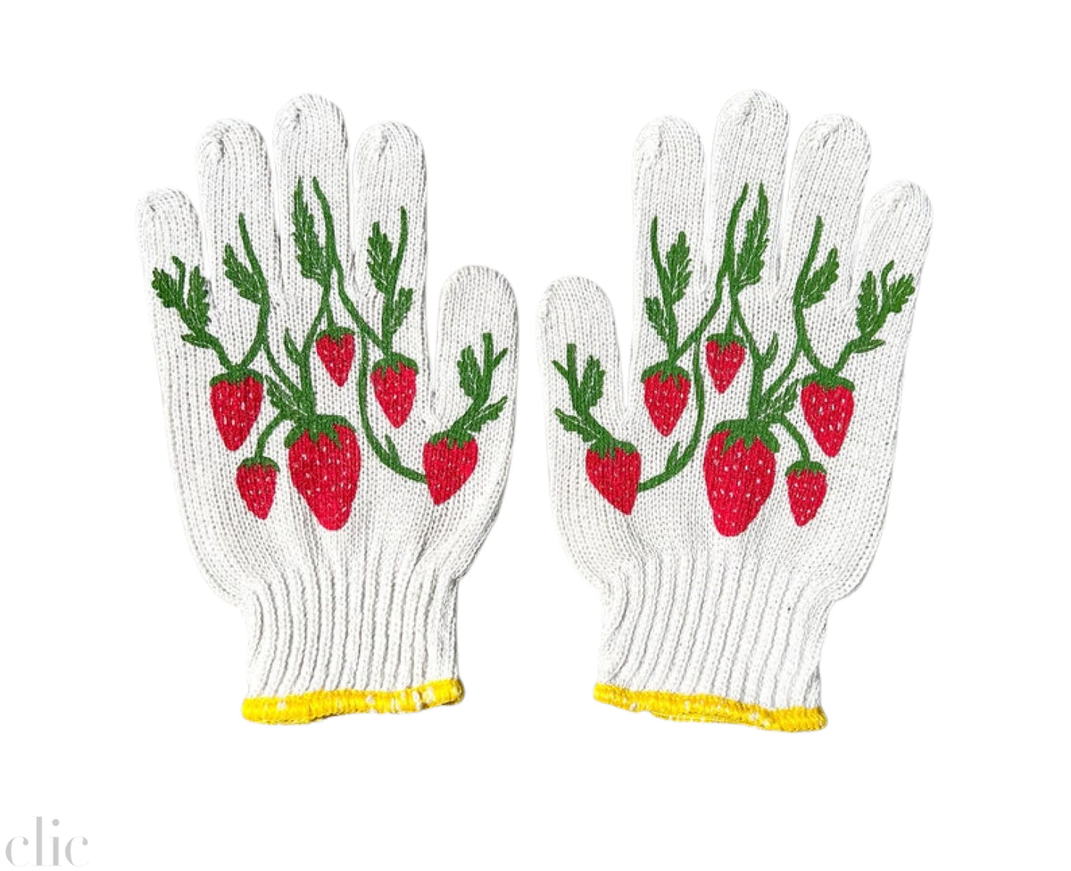 Strawberry Gardening Gloves