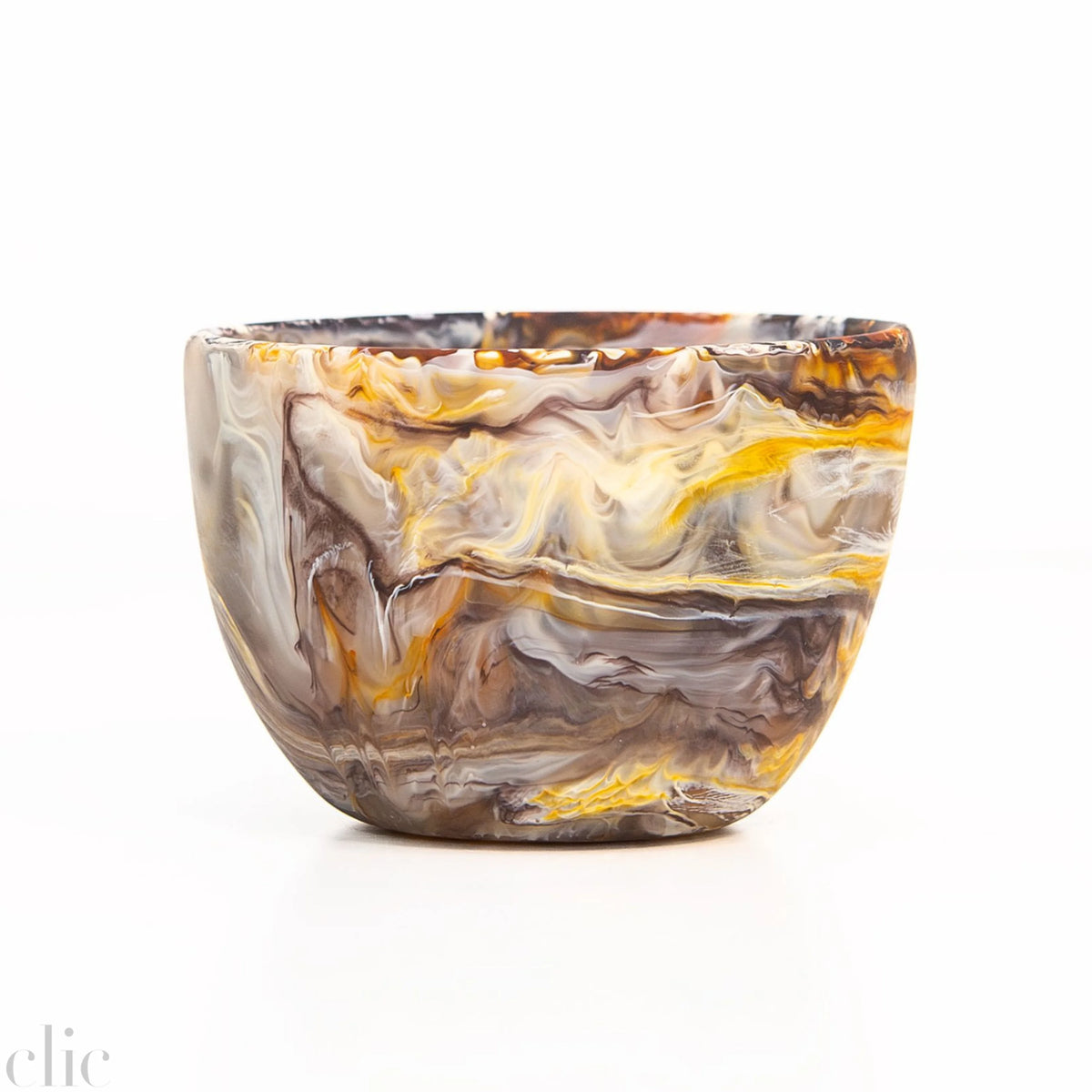 Medium Deep Bowl in Mocha Swirl, from Nashi Home