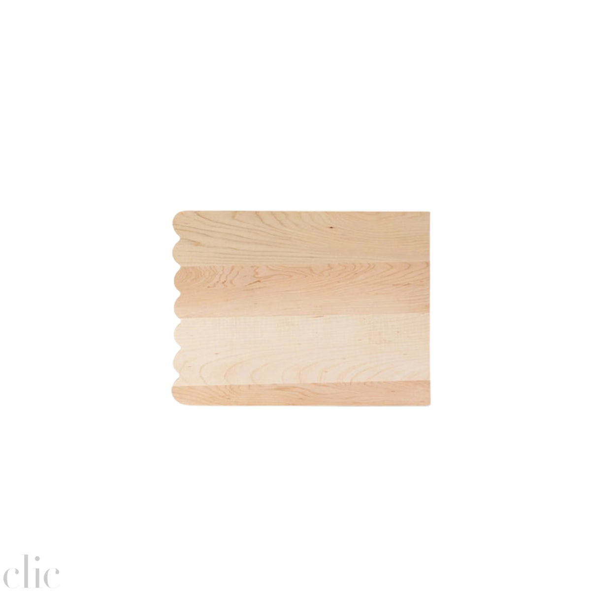 Standard Scalloped Cutting Board in Maple