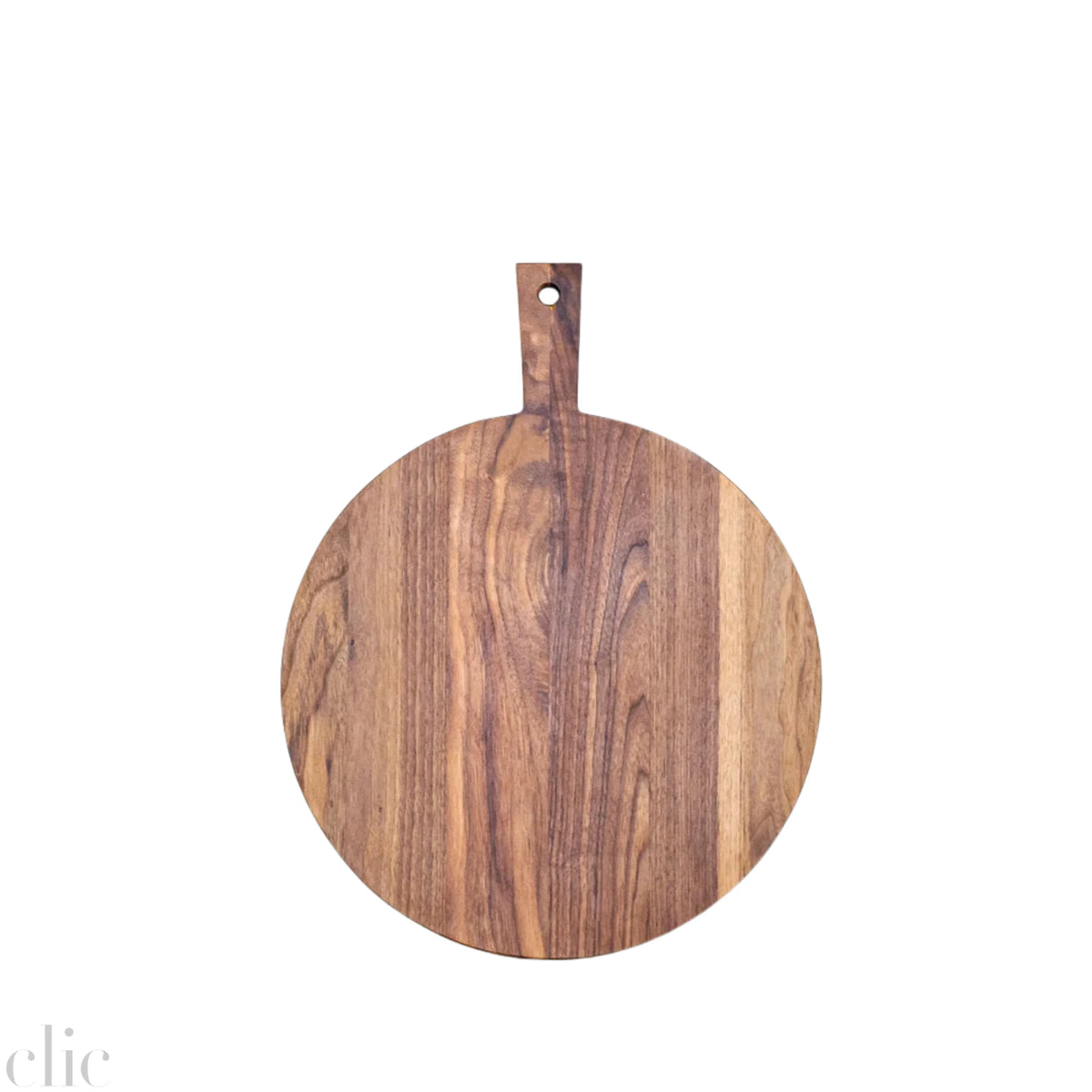 Large Round Handcrafted Cutting Board in Walnut