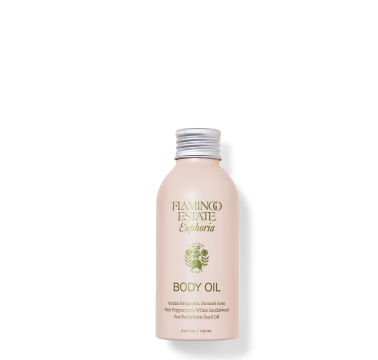 Damask Rose & Bergamot Euphoria Body Oil, from Flamingo Estate