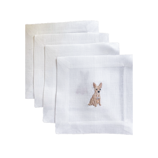 Chihuahua Cocktail Napkin, from Lettermade