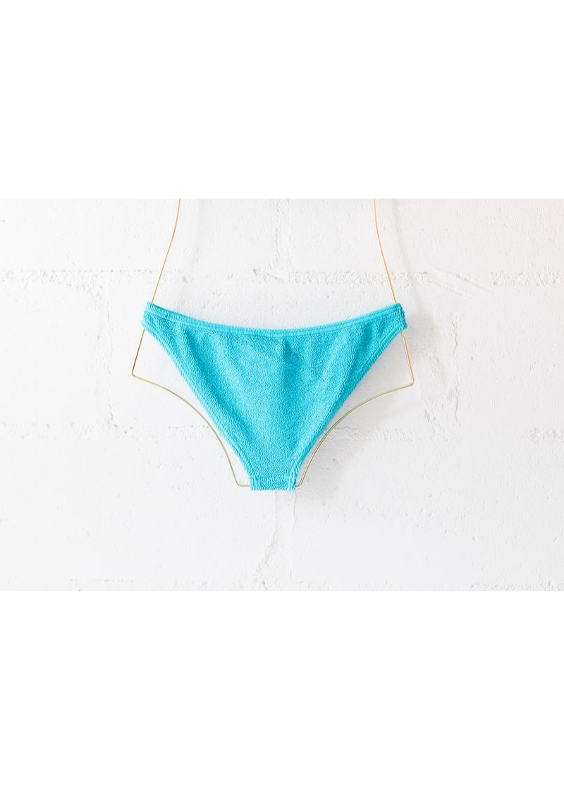 Barcelona Full Bikini Bottom in Scuba Blue, from Love & Bikinis