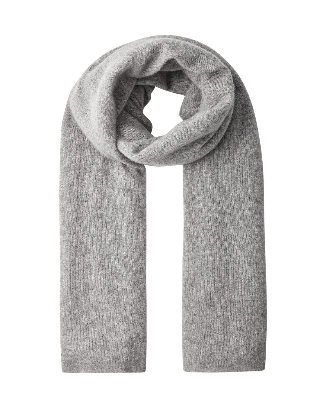 Cashmere Travel Wrap in Grey Heather, from White & Warren
