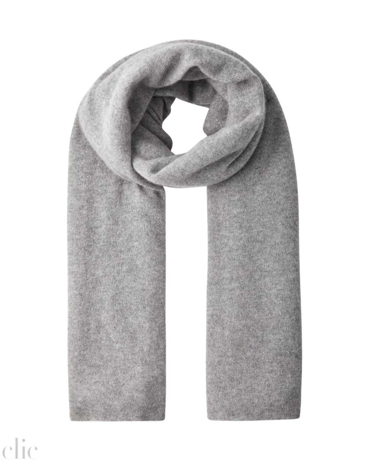 Cashmere Travel Wrap in Grey Heather, from White & Warren