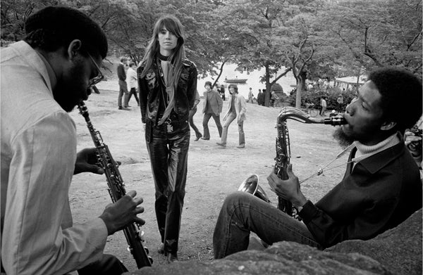 Francoise Hardy at Central Park in NYC by Jean Pierre Laffont