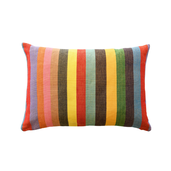 Pillow in Fiesta Stripe 14" x 20", from Garza Marfa