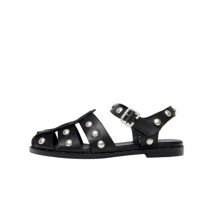 Sera Sandal in Black Studs, from Freda Salvador