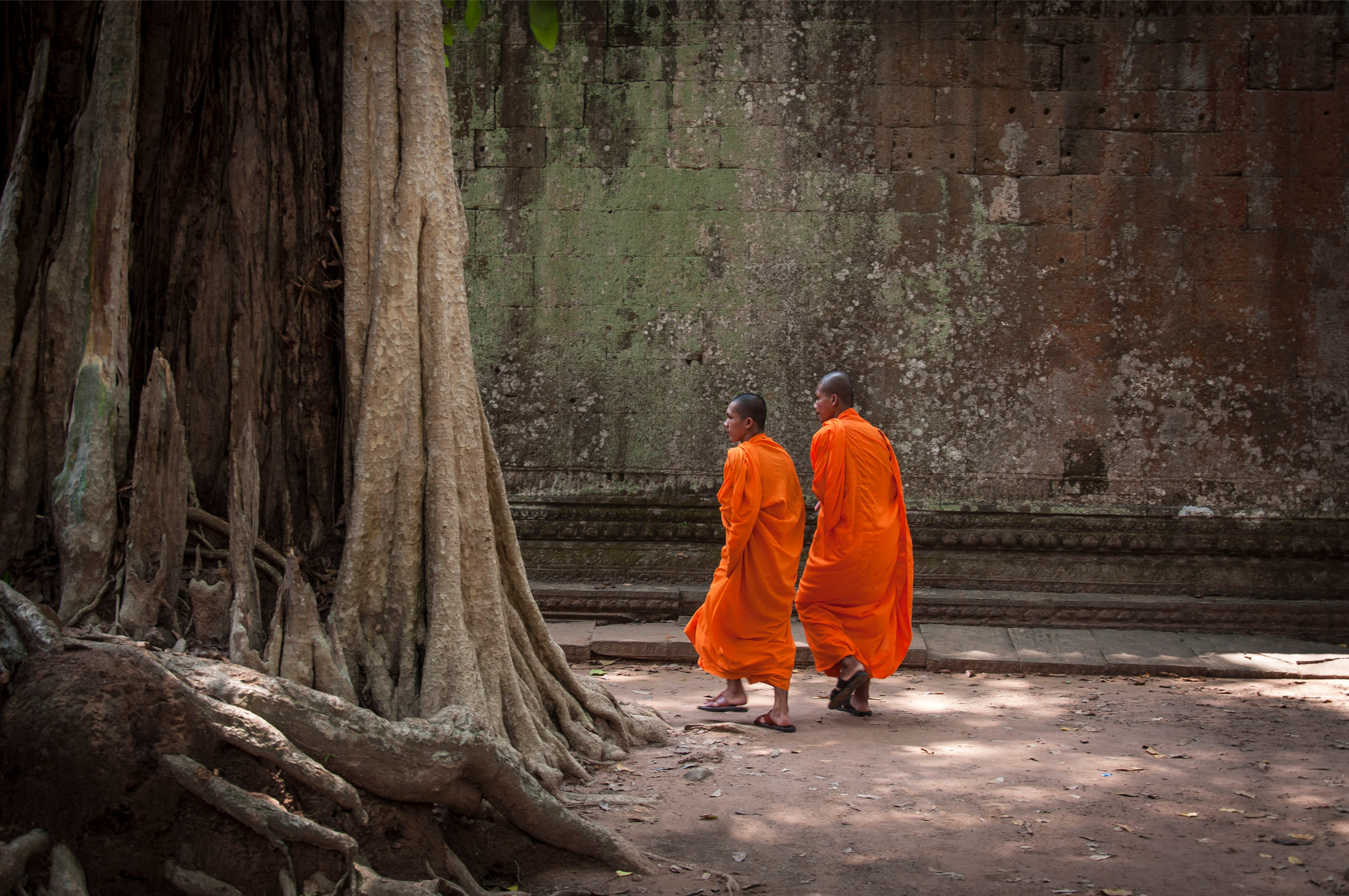 AngkorWat Monks, Cambodia by Juliette Charvet