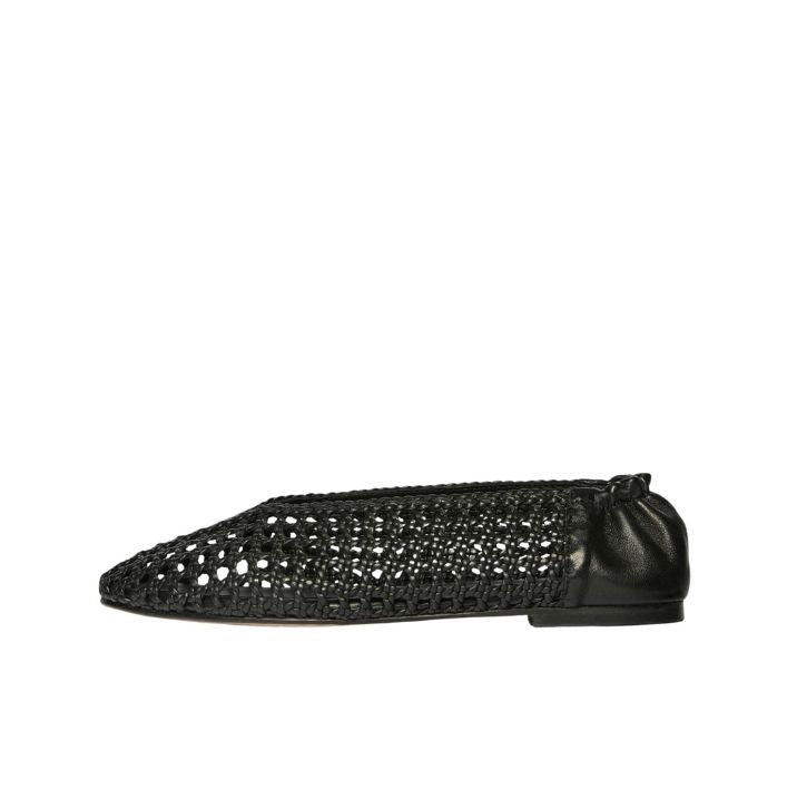 Riley Ballet Flat in Black, from Freda Salvador