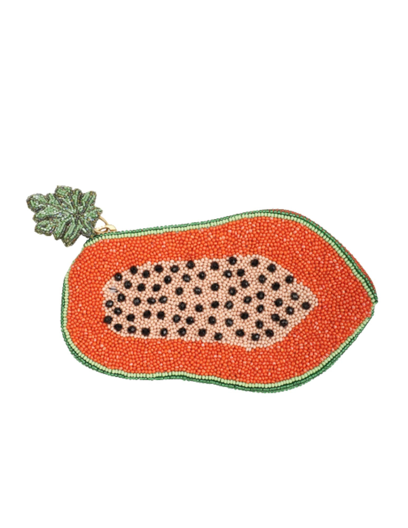 Papaya Coin Purse in Orange, from Olivia Dar
