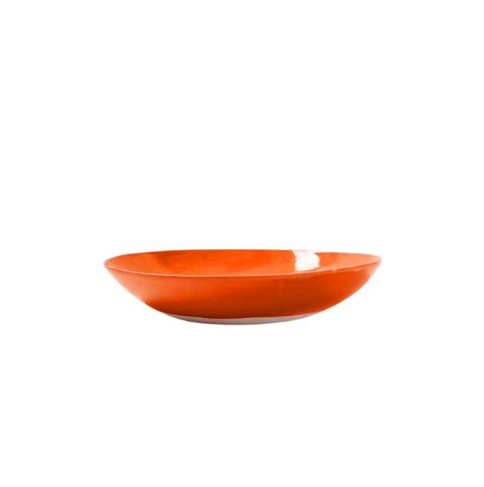 Small Low Bowl in Clementine, from Davistudio