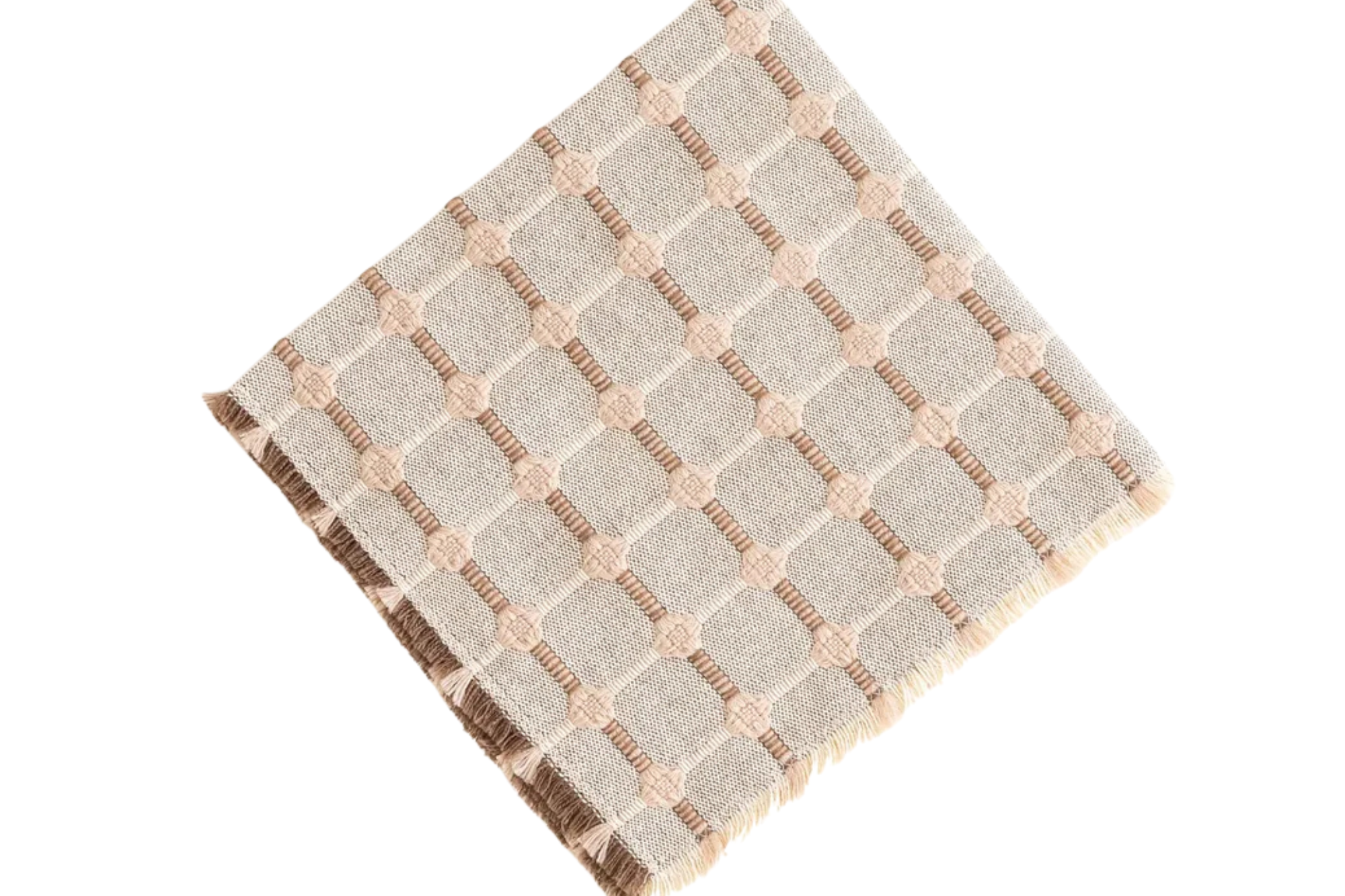 Hopsack Set of 4 in Mocha Sand, from Dove and Donkey