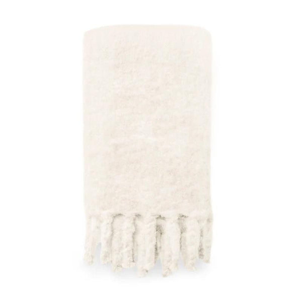 Mohair Blanket in Off White