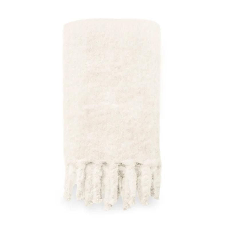 Mohair Blanket in Off White