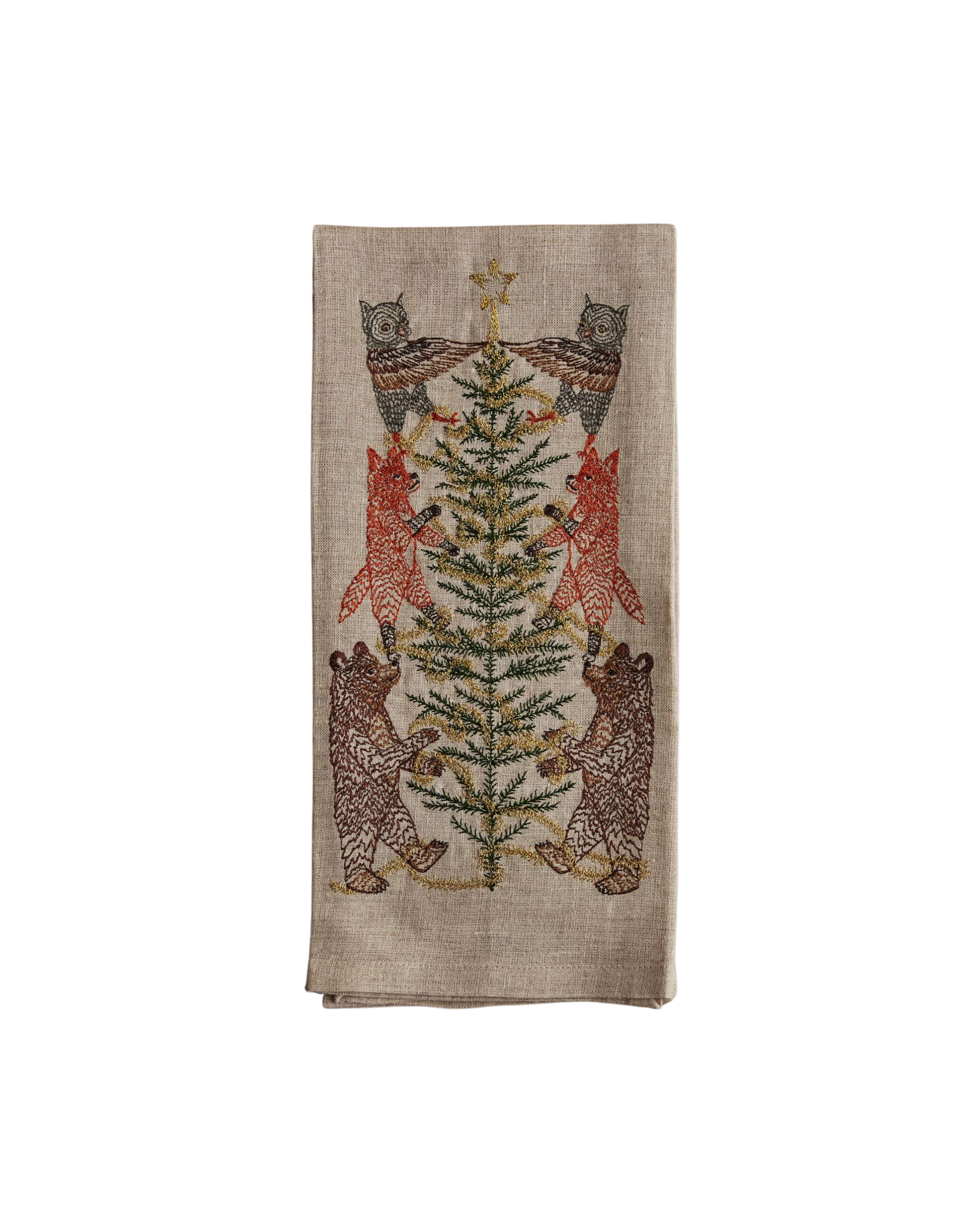 Tinsel Tree Tea Towel, from Coral & Tusk