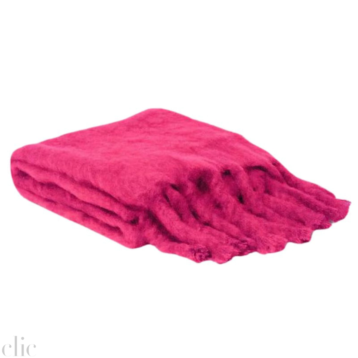 Mohair Blanket in Pink