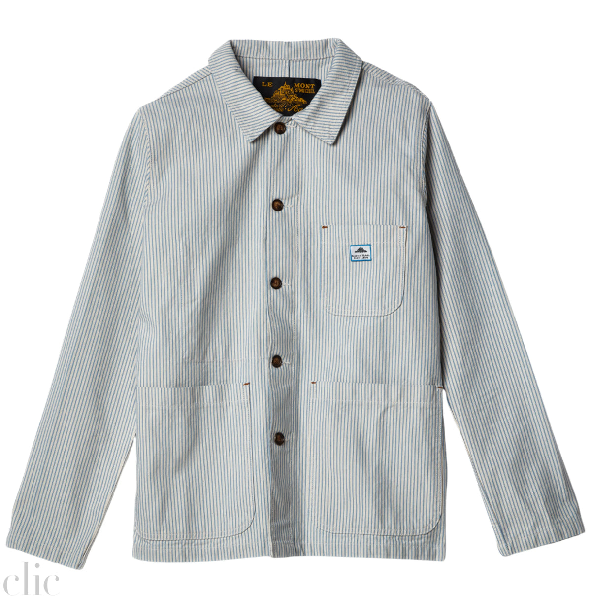 Vame Osk Jacket in Blue, from Le Mont Saint Michel