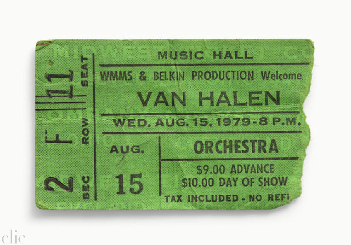 Van Halen, Cleveland Music Hall, Cleveland, OH 1979 by Blaise Hayward