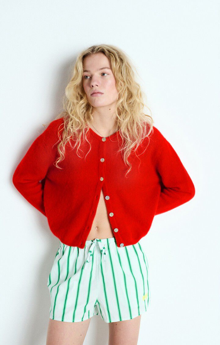 Vitow Cardigan in Fraise, from American Vintage