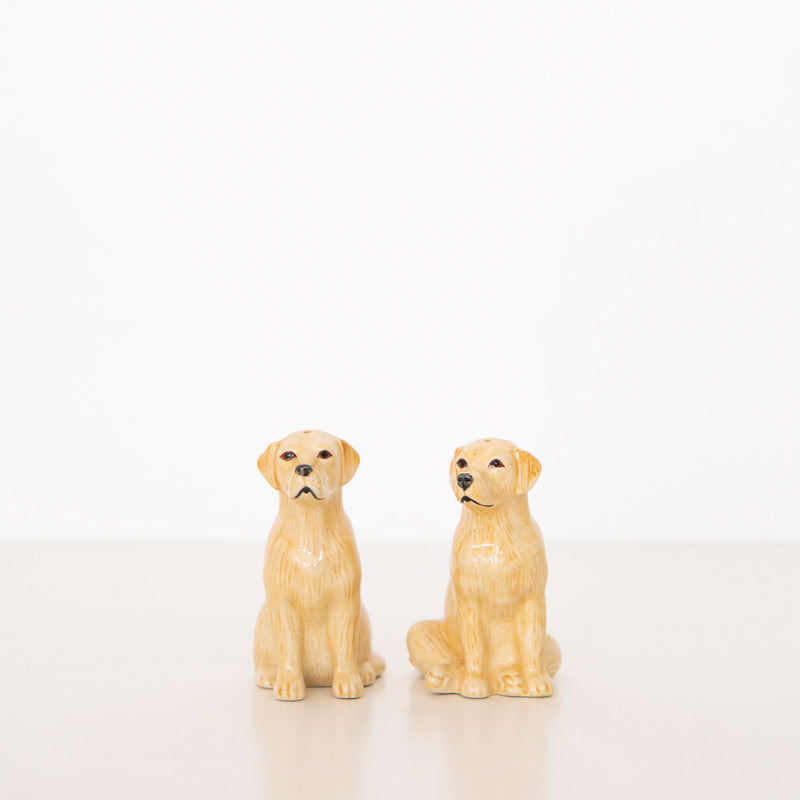 Labrador Salt and Pepper Shaker, from Quail Ceramics