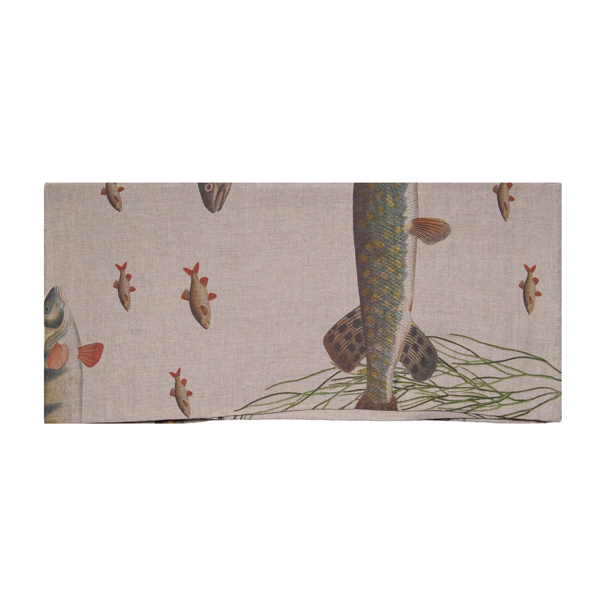 Freshwater Fish Tablecloth, from Linoroom