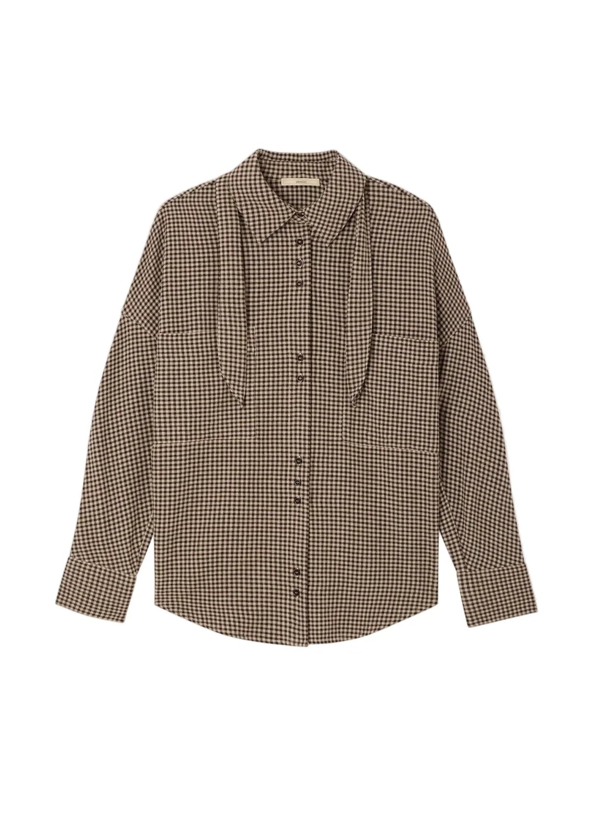 Cecily Shirt in Ebonysand, from Sessun