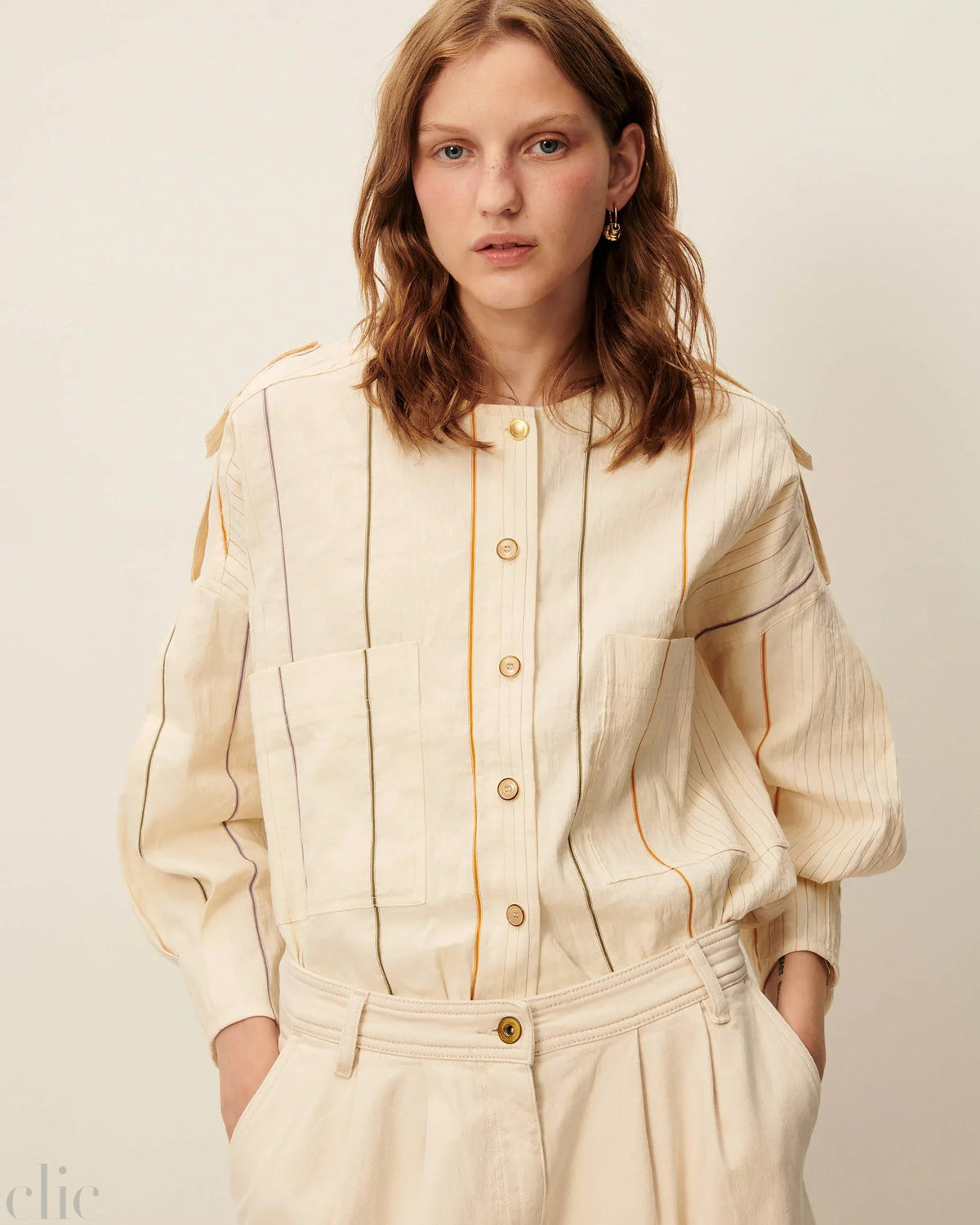 Calancas Jacket in Plein Sel, from Sessun