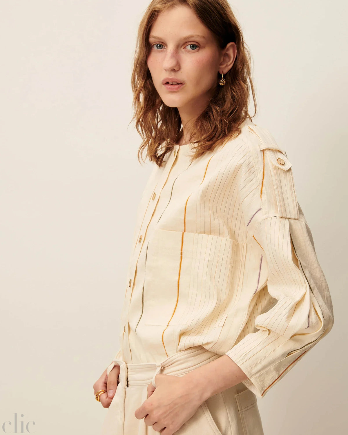 Calancas Jacket in Plein Sel, from Sessun
