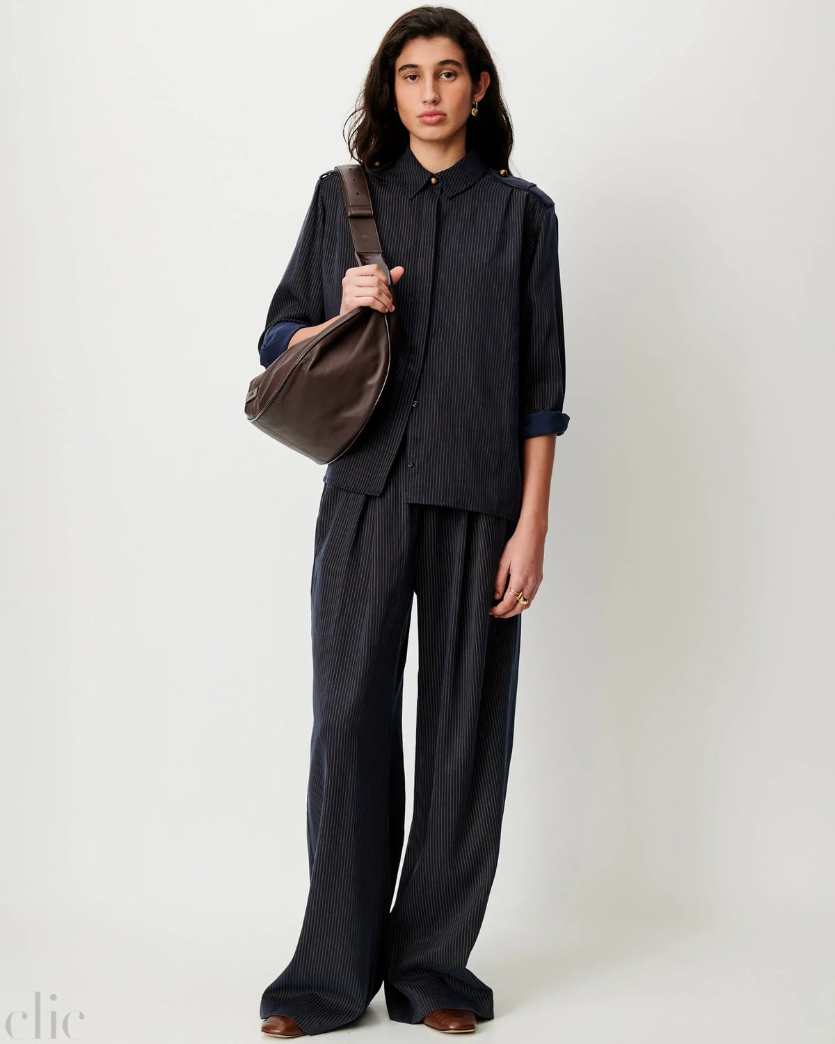 Rim C Pants in Navynut, from Sessun