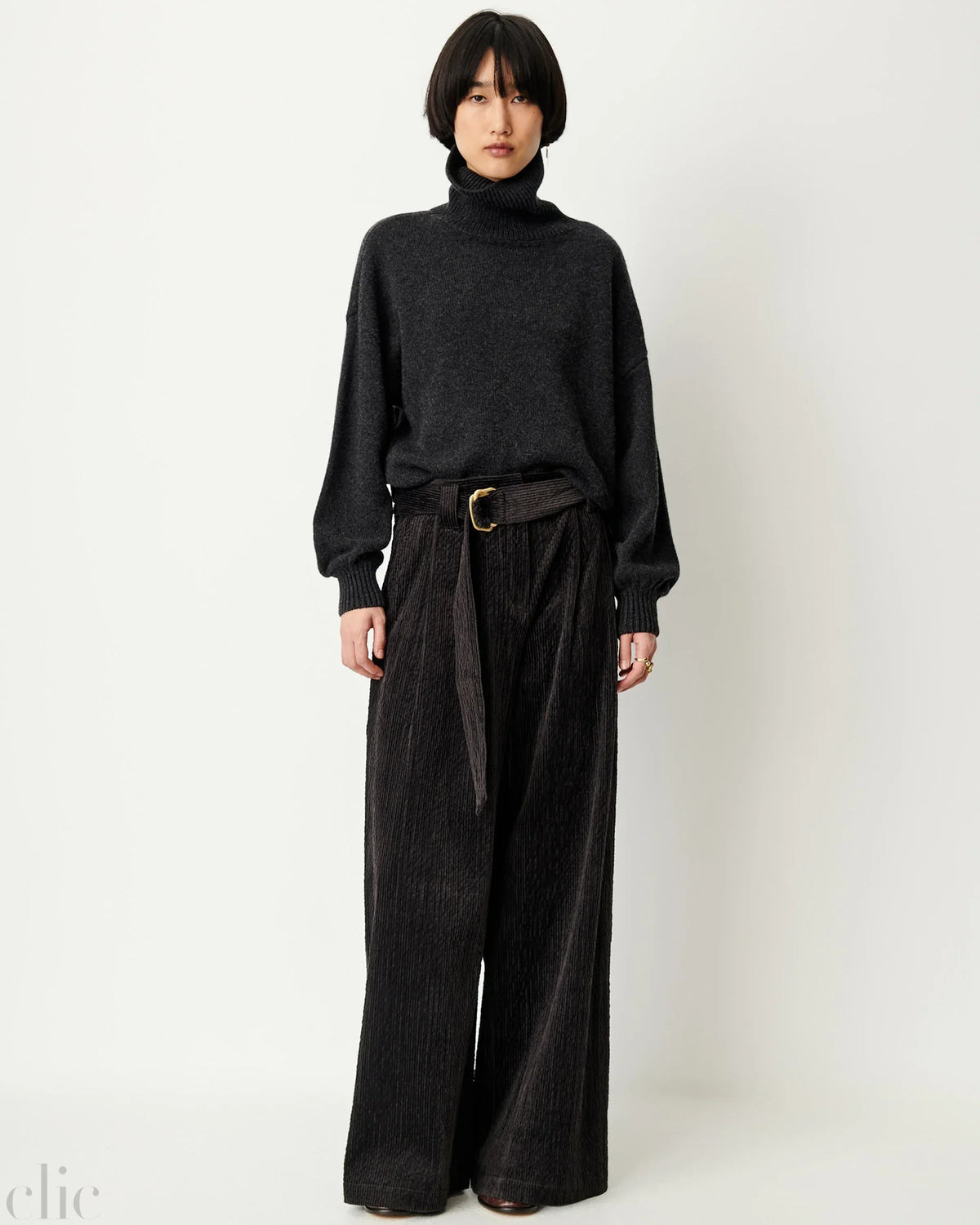Rivel Pants in Mooncoal, from Sessun
