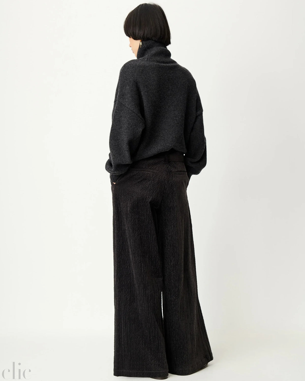 Rivel Pants in Mooncoal, from Sessun