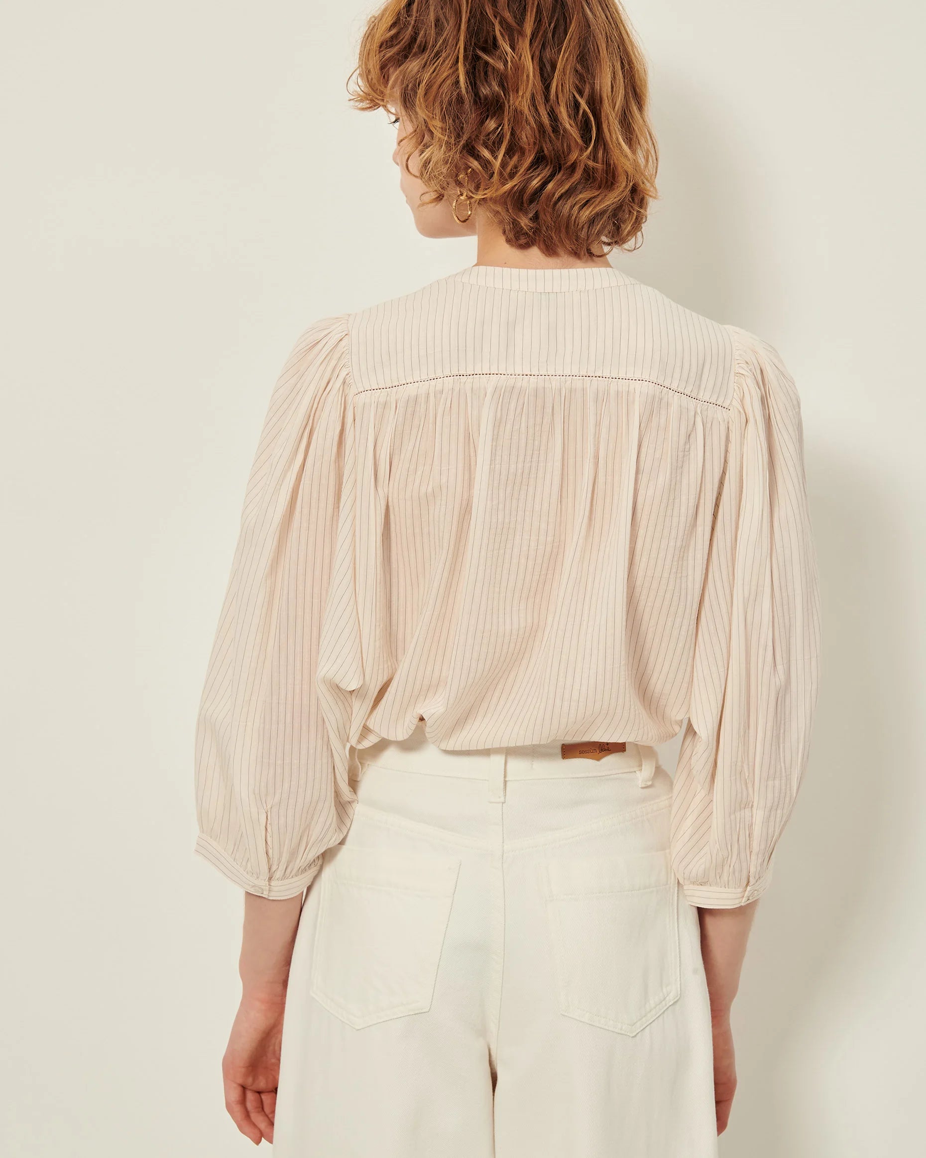 Savi Blouse in Sandblack, from Sessun