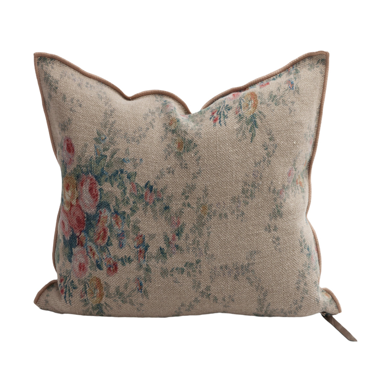 Wabi Sabi Pompadour Nude Pillow 20x20, from Maison de Vacances
