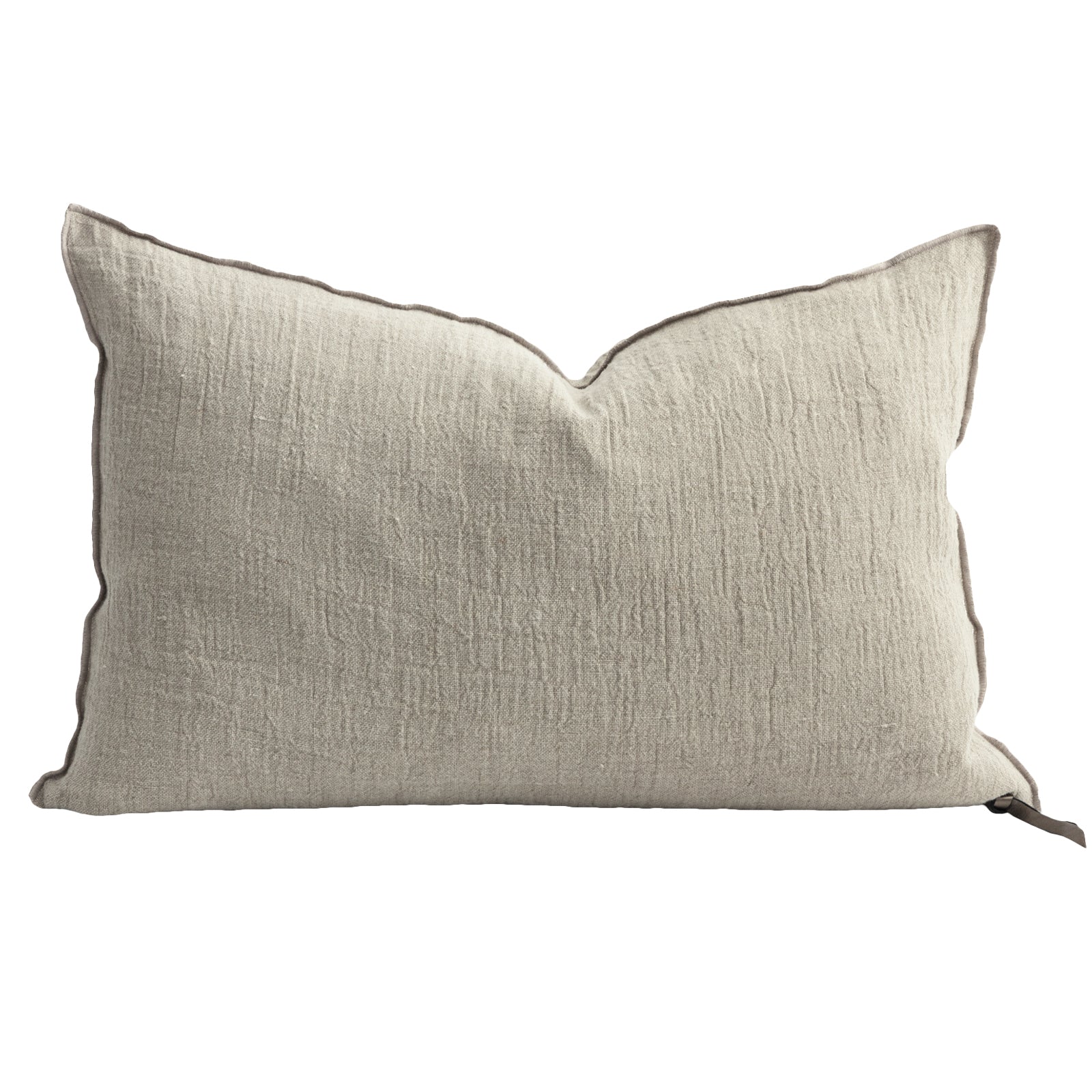 Washed Crepon Pillow 16x24 in Natural, from  Maison de Vacances