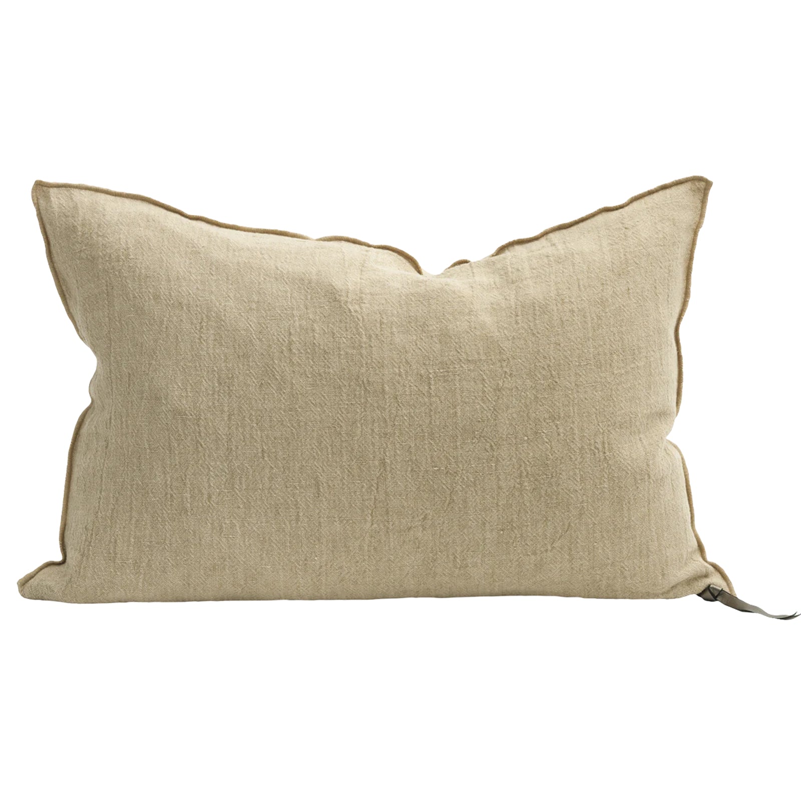 Washed Crepon Pillow 16x24 in Orgeat, from Maison de Vacances