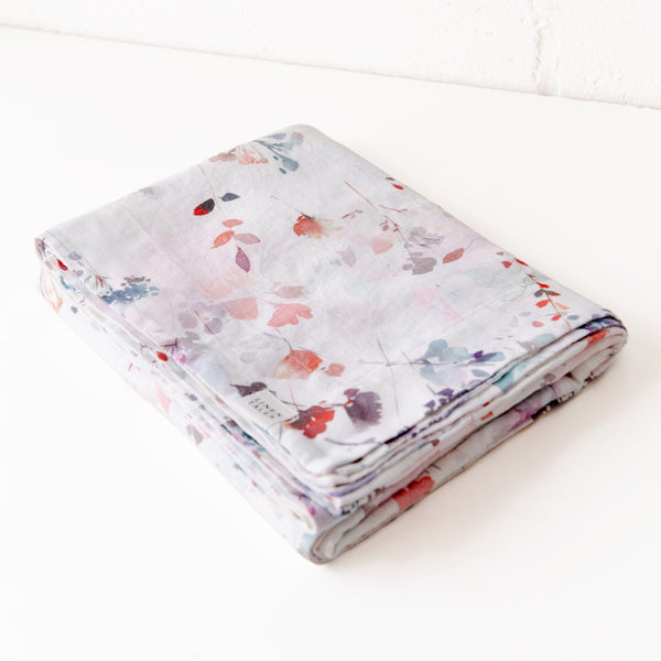 Watercolour Linen Tablecloth, from Linen Tales